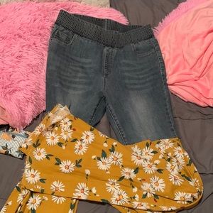 Blue Jean bell bottoms , size M